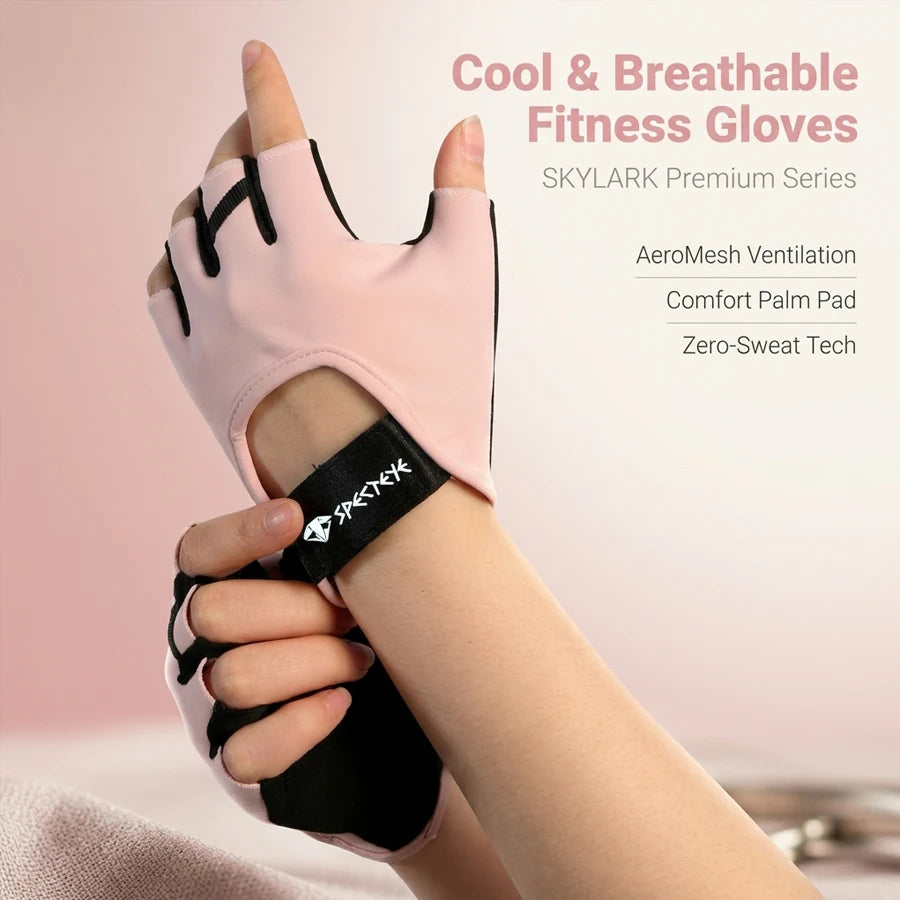 Guantes deportivos sin dedos para gimnasio, ciclismo y entrenamiento